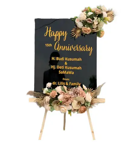 Papan Bunga Akrilik Wano